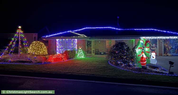 Christmas Light display at 13 Amelio Walk, Flagstaff Hill
