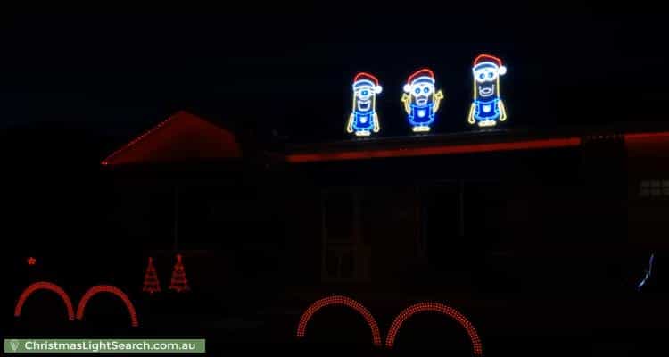 Christmas Light display at 101 Robertsons Road, Taylors Lakes