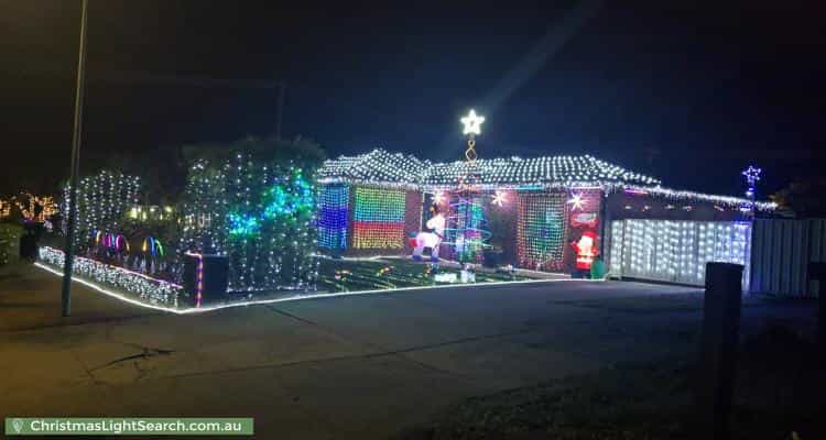 Christmas Light display at 5 Grimshaw Street, Richardson