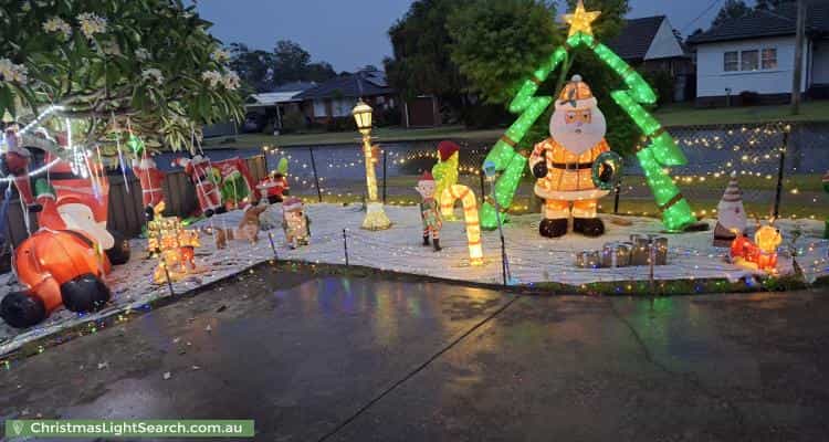Christmas Light display at 4 Irelands Road, Blacktown