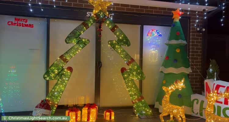 Christmas Light display at 1 Knox Street, Berwick