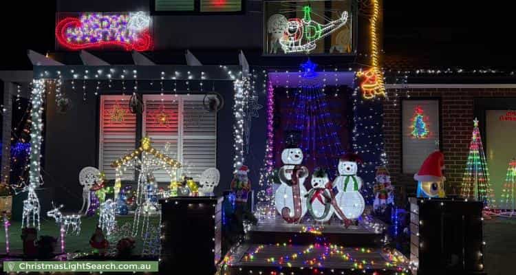 Christmas Light display at 1 Knox Street, Berwick