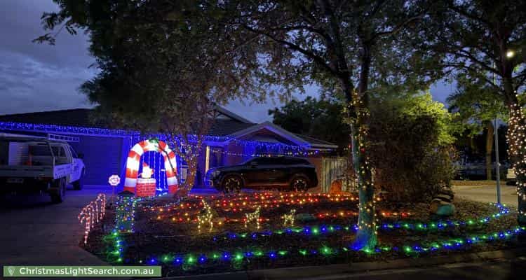 Christmas Light display at 31 Pebble Beach Grove, Seaford Rise