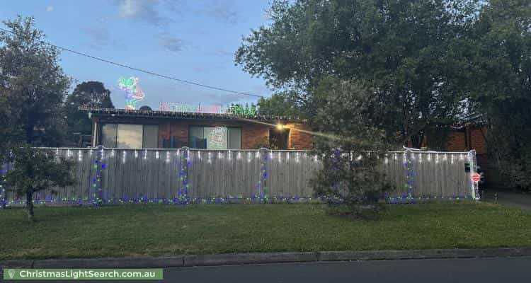 Christmas Light display at 4 Church Street, Kilsyth