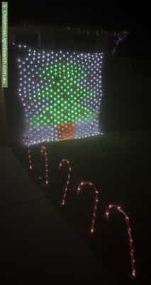 Christmas Light display at 65 Barrier Reef Drive, Mermaid Waters