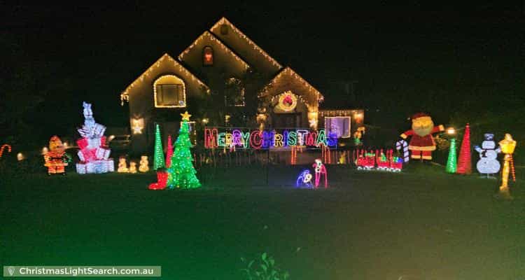 Christmas Light display at 26 Plenty Views Boulevard, Plenty