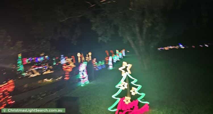 Christmas Light display at 26 Plenty Views Boulevard, Plenty