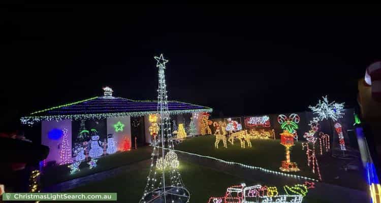 Christmas Light display at 17 Terry Street, Pearcedale