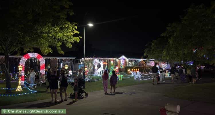 Christmas Light display at  Vaughan Court, Pakenham