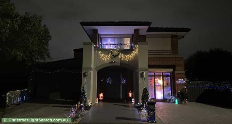 Christmas Light display at 17 Nutwood Crescent, Derrimut