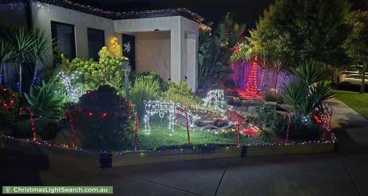 Christmas Light display at 1 Hargood Place, Cranbourne East