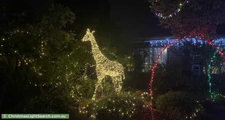 Christmas Light display at 9 Otira Road, Knoxfield