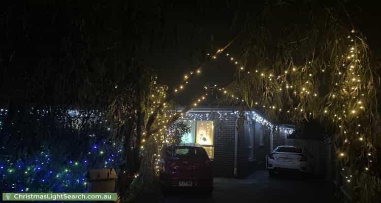 Christmas Light display at 9 Otira Road, Knoxfield