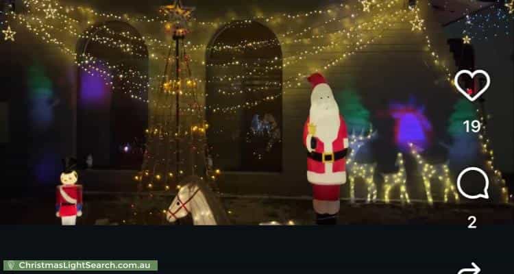 Christmas Light display at  Narval Way, Ferndale