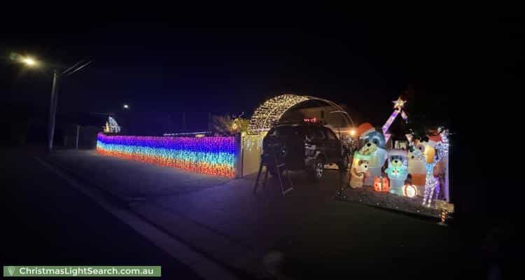 Christmas Light display at 2 Tarcutta Street, Cleveland
