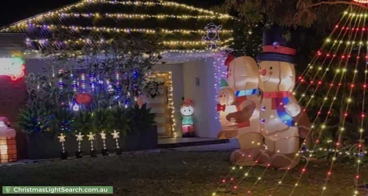 Christmas Light display at 11 Sistene Street, Baldivis