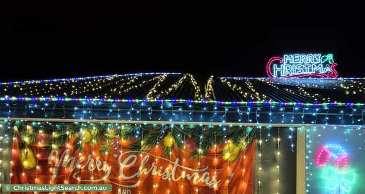 Christmas Light display at 54 Indigo Court, Aldinga Beach
