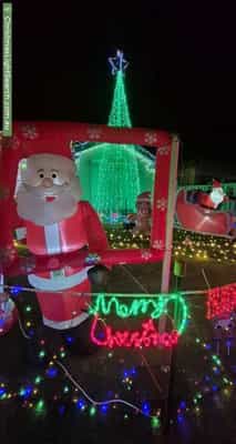 Christmas Light display at 54 Indigo Court, Aldinga Beach