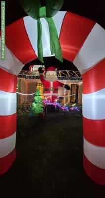 Christmas Light display at 54 Indigo Court, Aldinga Beach