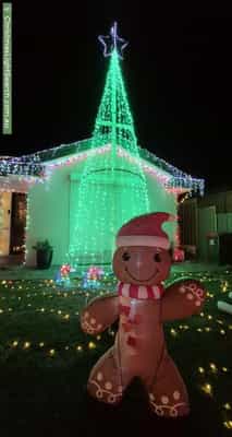 Christmas Light display at 54 Indigo Court, Aldinga Beach