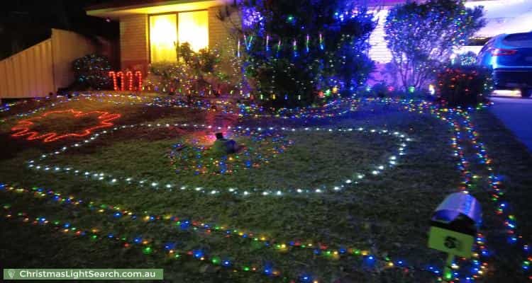 Christmas Light display at 5 Coorong Turn, Warnbro