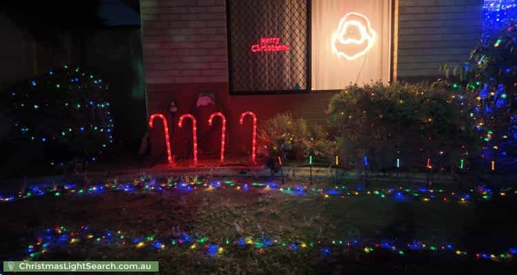 Christmas Light display at 5 Coorong Turn, Warnbro