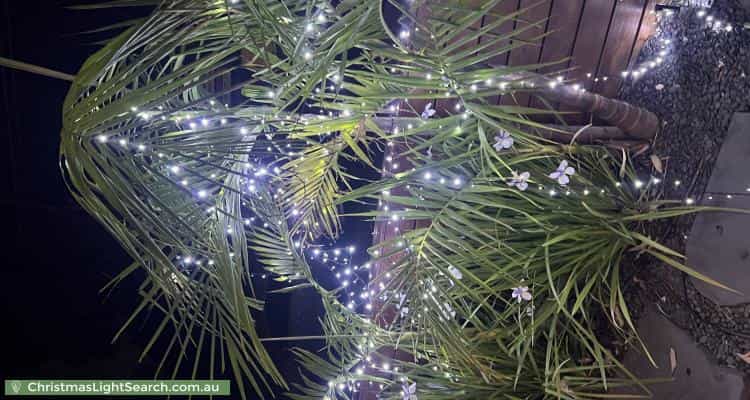 Christmas Light display at 83A Park Road, Cheltenham