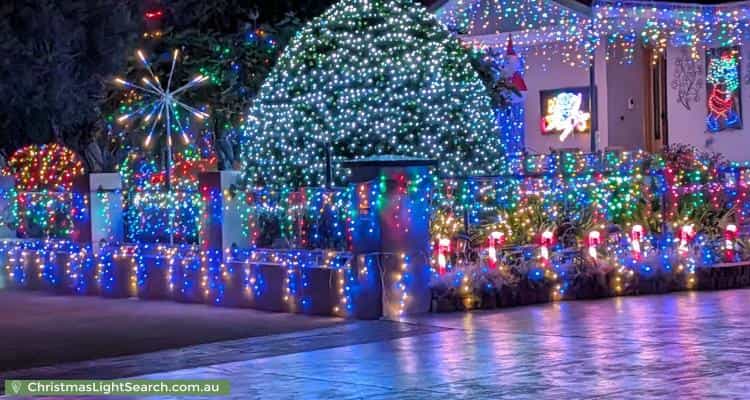 Christmas Light display at 21 Warrego Circuit, Kaleen