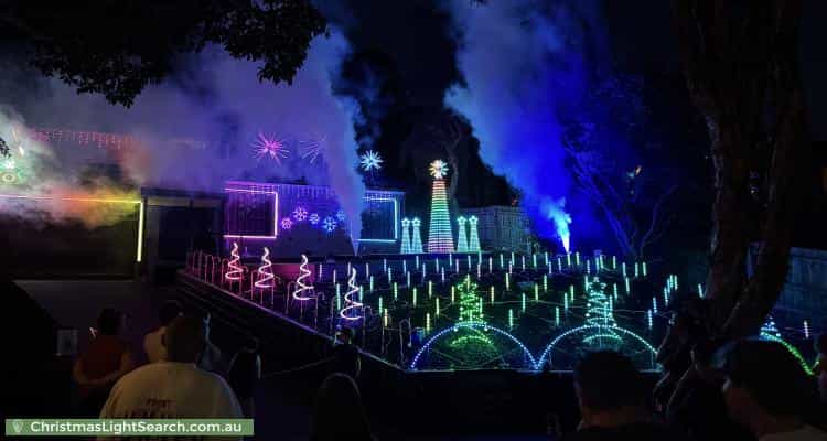Christmas Light display at 6 Heysen Court, Mooroolbark