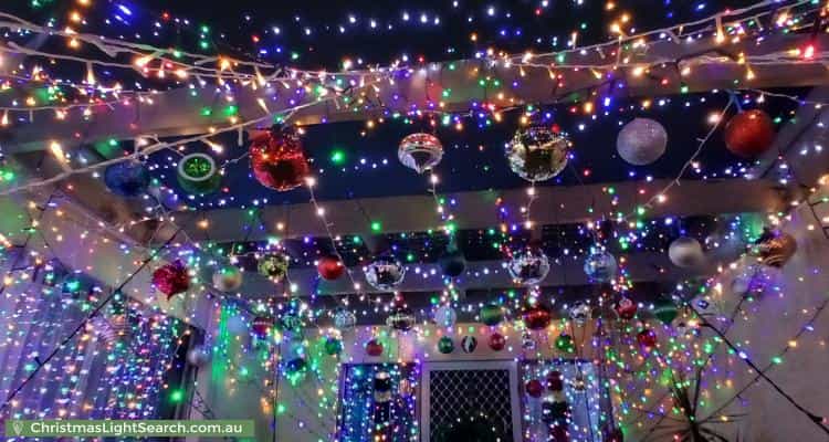 Christmas Light display at 36 Black Forest Road, Werribee