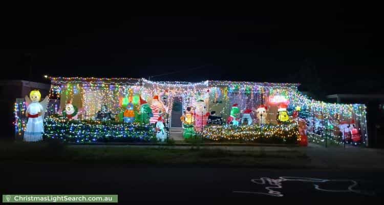 Christmas Light display at 36 Black Forest Road, Werribee