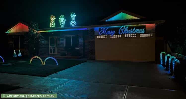 Christmas Light display at 101 Robertsons Road, Taylors Lakes