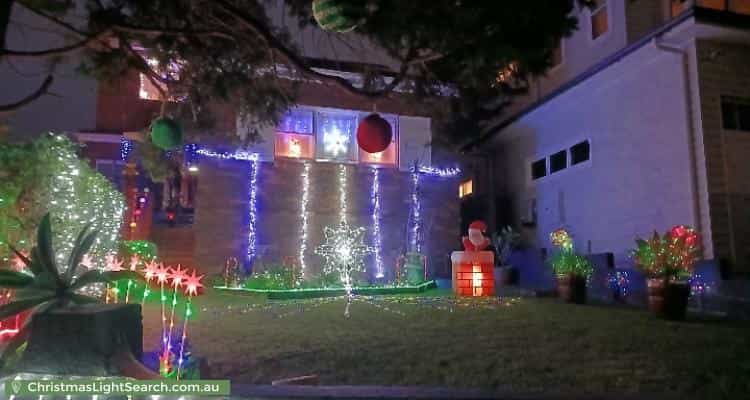 Christmas Light display at 32 Judith Street, Seaforth