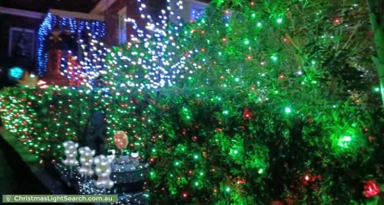 Christmas Light display at 32 Judith Street, Seaforth