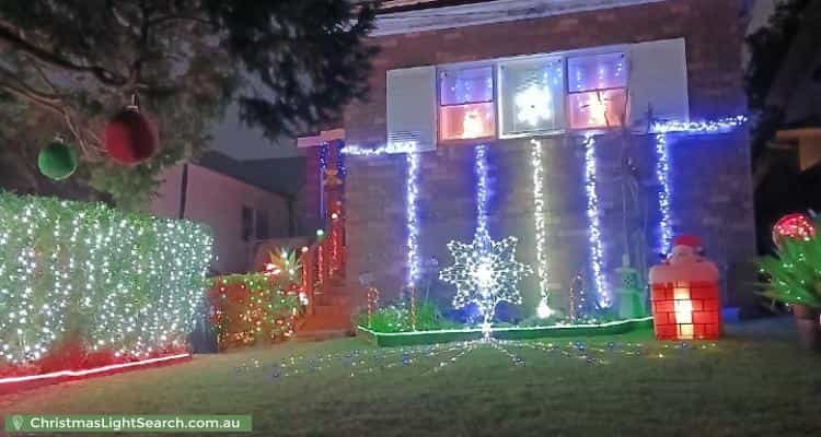 Christmas Light display at 32 Judith Street, Seaforth