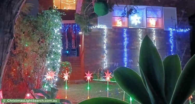 Christmas Light display at 32 Judith Street, Seaforth