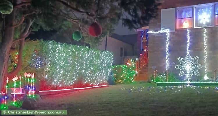 Christmas Light display at 32 Judith Street, Seaforth
