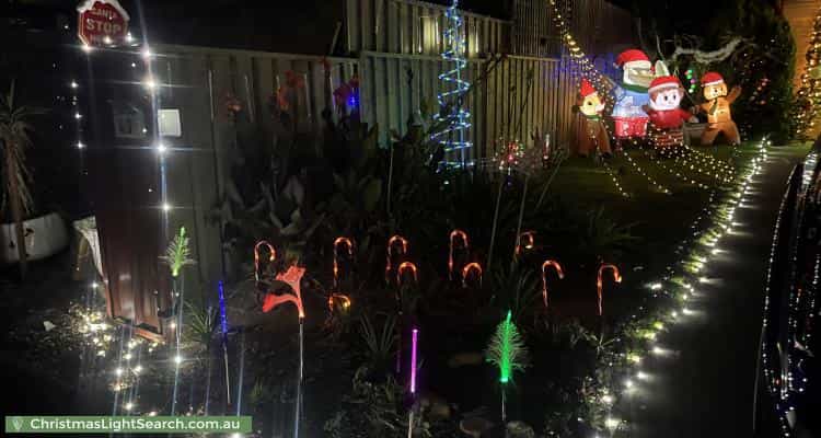 Christmas Light display at 43 Fairview Grove, Hackham West