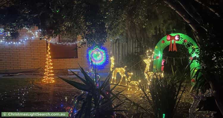 Christmas Light display at 43 Fairview Grove, Hackham West