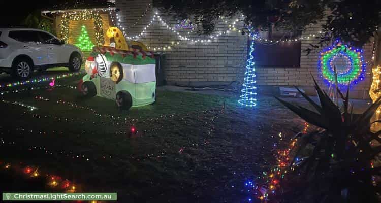 Christmas Light display at 43 Fairview Grove, Hackham West