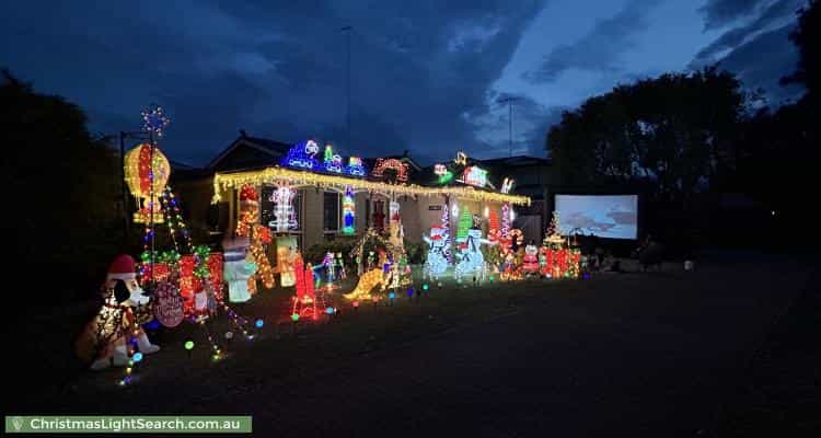 Christmas Light display at 30 Sunningdale Drive, Glenmore Park