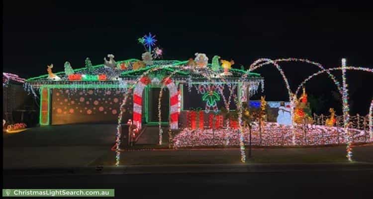 Christmas Light display at 60 Howarth Street, Ropes Crossing
