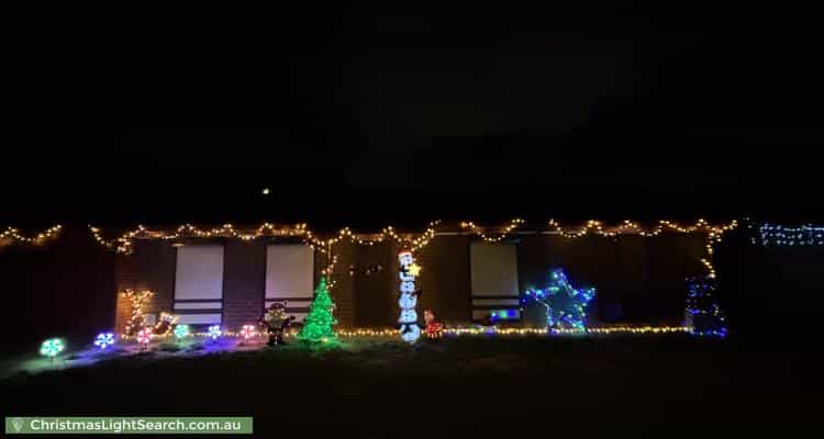 Christmas Light display at 9 Lukin Avenue, Paralowie