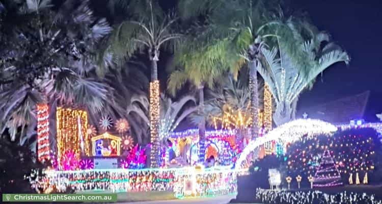 Christmas Light display at 19 Ivythorne Grove, Kiara