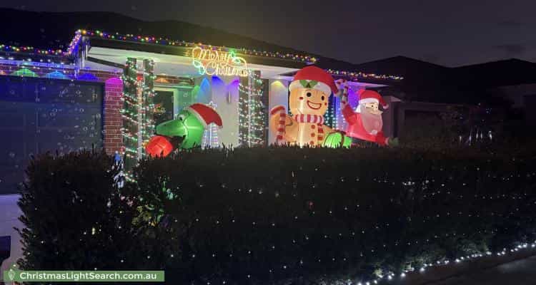 Christmas Light display at  Simon Avenue, Officer