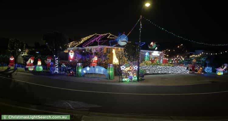Christmas Light display at 26 Flagstaff Loop, Craigieburn