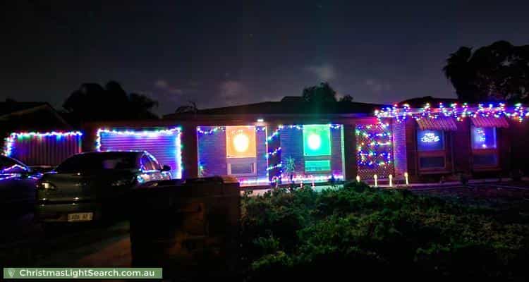 Christmas Light display at  Montana Drive, Salisbury