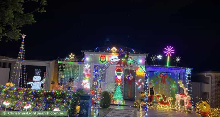 Christmas Light display at 33 Spiller Street, Tallawong