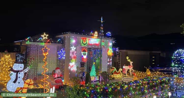 Christmas Light display at 33 Spiller Street, Tallawong
