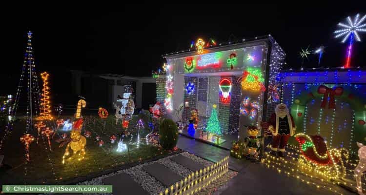 Christmas Light display at 33 Spiller Street, Tallawong
